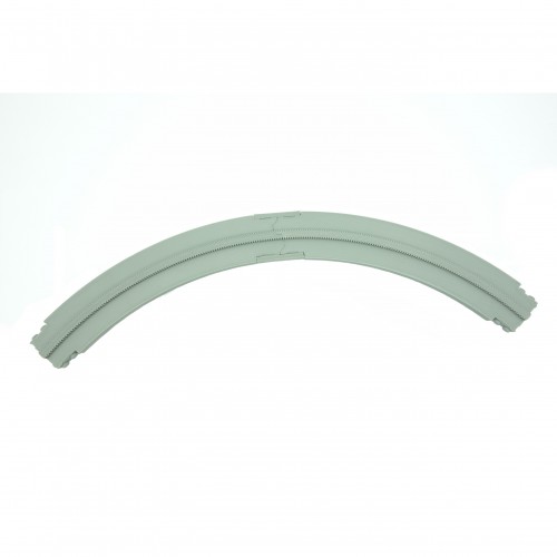 Monorail Short Curve Right - Light Gray Monorail Short Curve Right - Light Gray